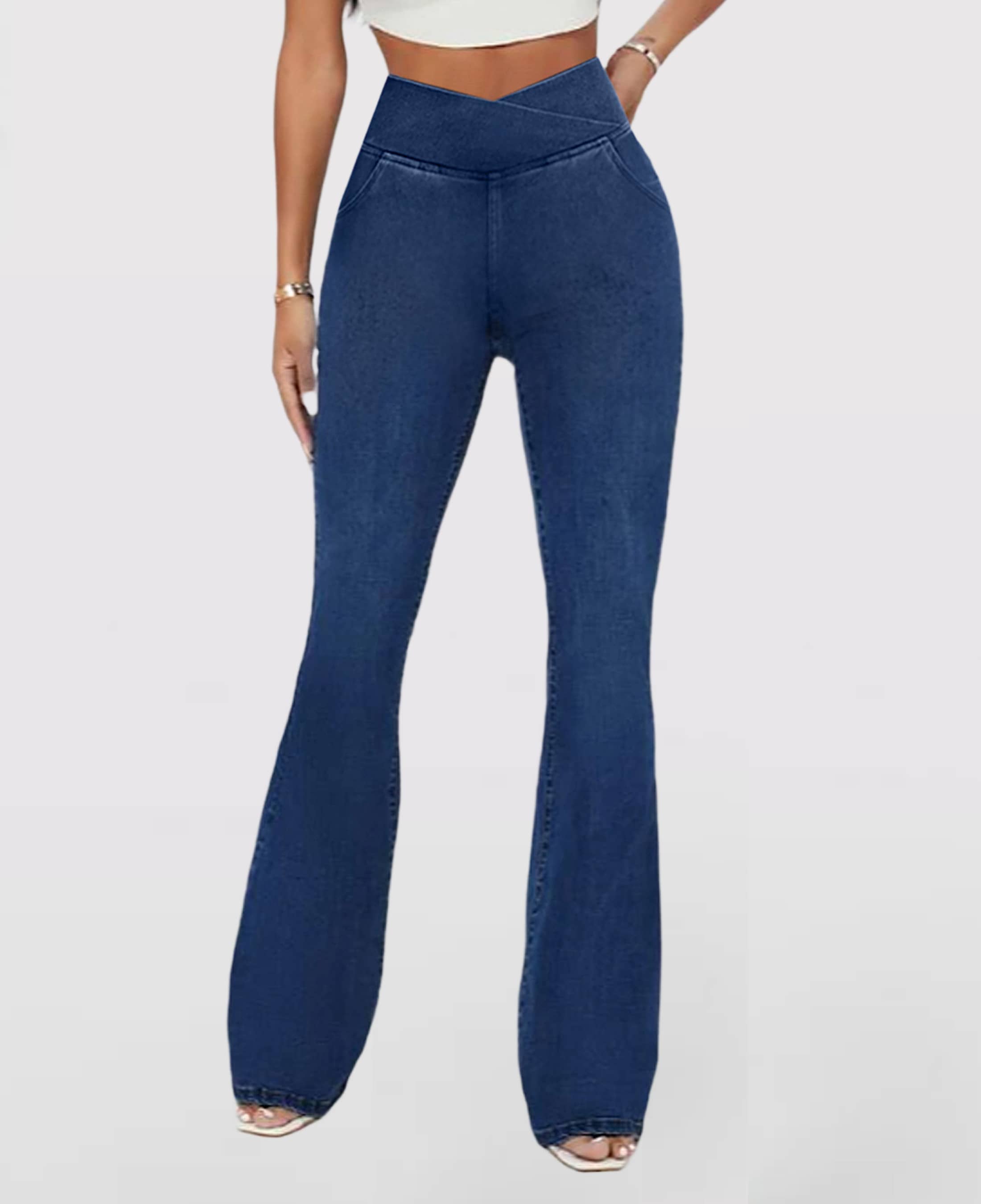 [Compre 1, Leve 2] Exclusivo - Calça Cintura Alta Cruzada Parfamelie
