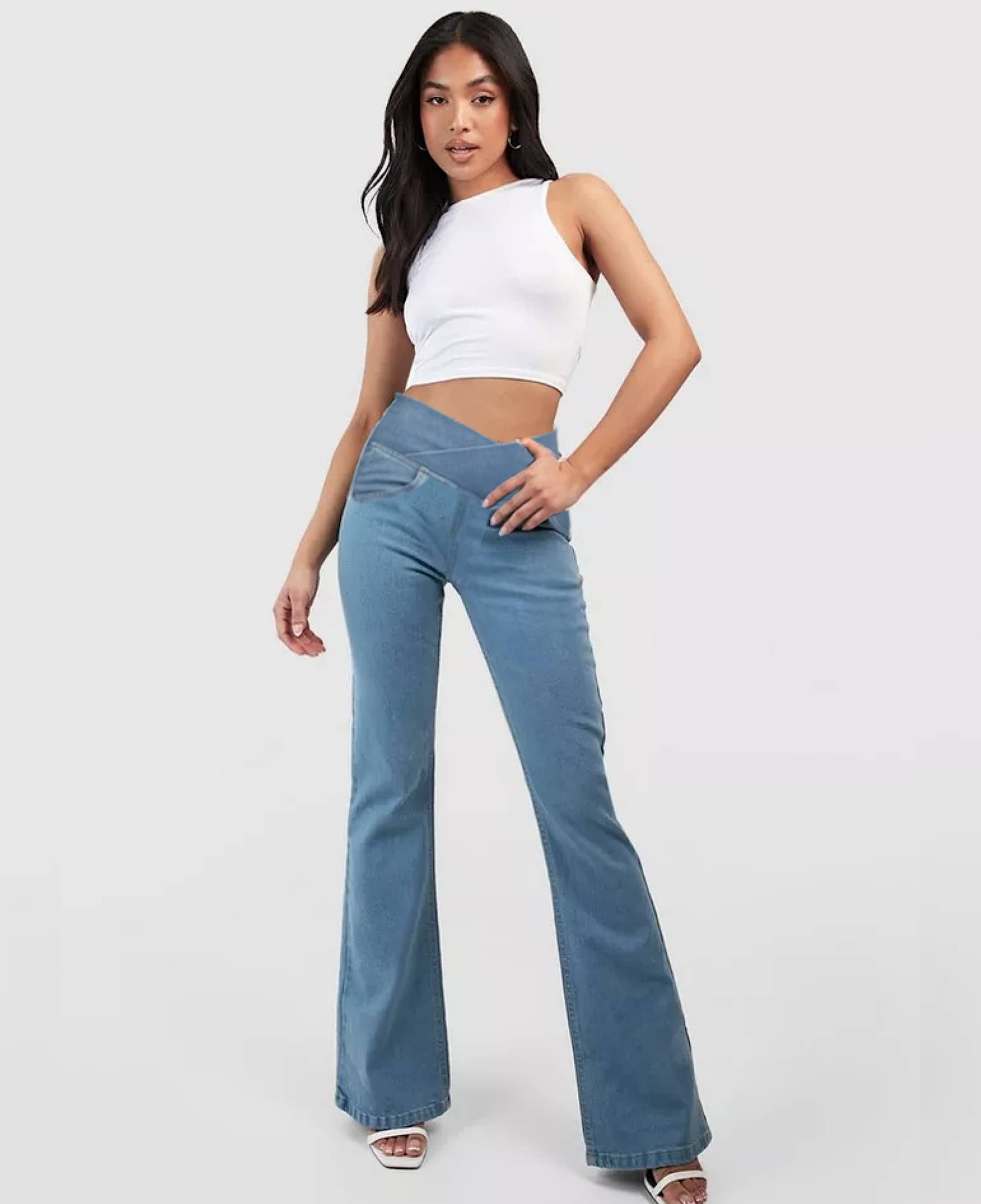 [Compre 1, Leve 2] Exclusivo - Calça Cintura Alta Cruzada Parfamelie