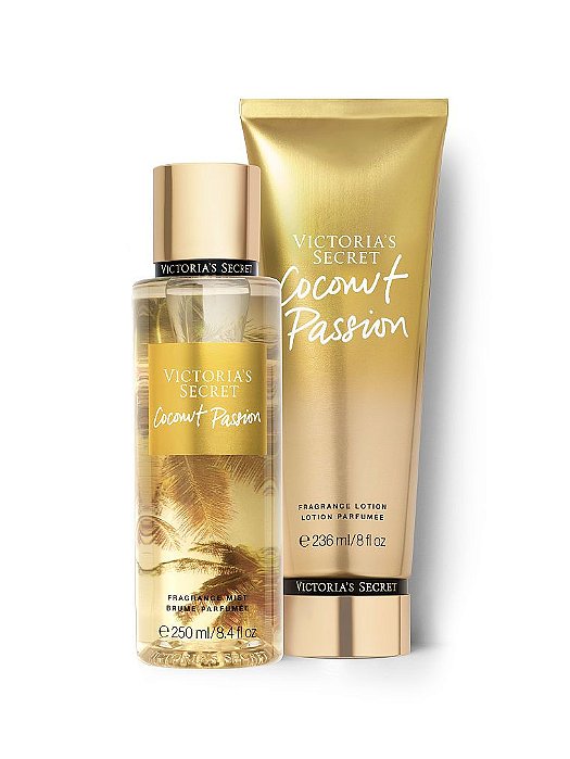 Kit Victoria's Secret Coconut Passion (Hidratante 236ml + Body splesh 250ml)