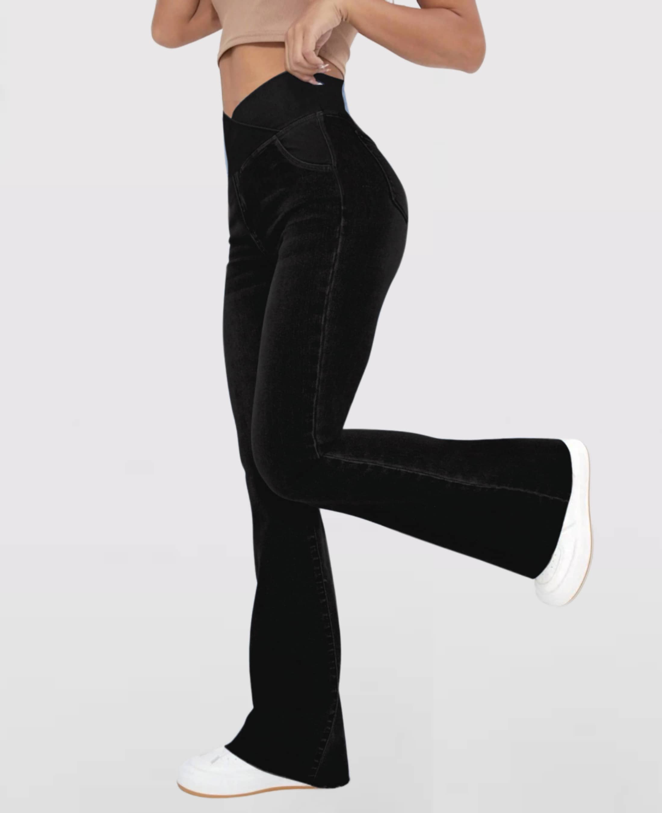 [Compre 1, Leve 2] Exclusivo - Calça Cintura Alta Cruzada Parfamelie